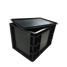 LN-1524328 ESD Totes Plastic Boxes Anti static Containers With Lid